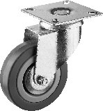 Поворотное колесо ЗУБР резина полипропилен d 75 мм г п 50 кг (30956-75-S)