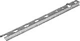 Крепеж с дистанциром для монтажа фасадной и террасной доски металлический ЗУБР Планка-Волна 190 мм 80 шт. (30703-190)