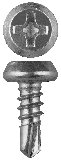 Оцинкованные саморезы со сверлом для листового металла ЗУБР КЛМ-СЦ 11 х 3.8 мм 1 000 шт. (4-300151-38-11)