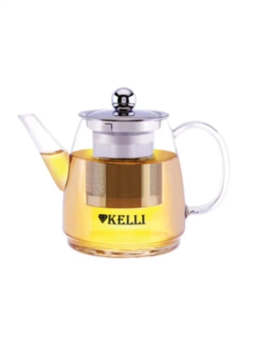 Чайник заварочный Kelli KL-3099 0.9л (стекло)Купить