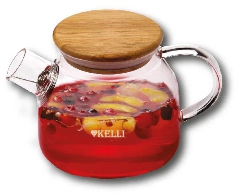 Чайник заварочный Kelli KL-3227 1.2л (стекло)Купить