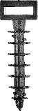 Дюбель под хомут-стяжку ЗУБР ДХС нейлоновый 6 x 35 мм 100 шт. (30910-06)