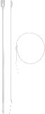 Кабельные стяжки с плоским замком ЗУБР КОБРА Профессионал нейлоновые (РА66) белые 2.5 х 110 мм 50 шт. (30930-25-110)