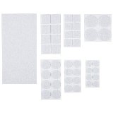 Накладки-протекторы для мебели самоклеящиеся набор, белый цвет (105201)