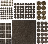 Набор мебельных накладок STAYER Comfort самоклеящихся 175 шт. коричневый (40916-H175)