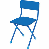 Стул детский Ника СТУ3 9 цвет-синий (мягкий, моющаяся ткань, высота до сиденья 320 мм) складной