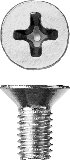 Винт с потайной головкой ЗУБР DIN 965 кл. пр. 4.8 M5 x 12 мм 5 кг. ( 2632 шт.) (303110-05-012)