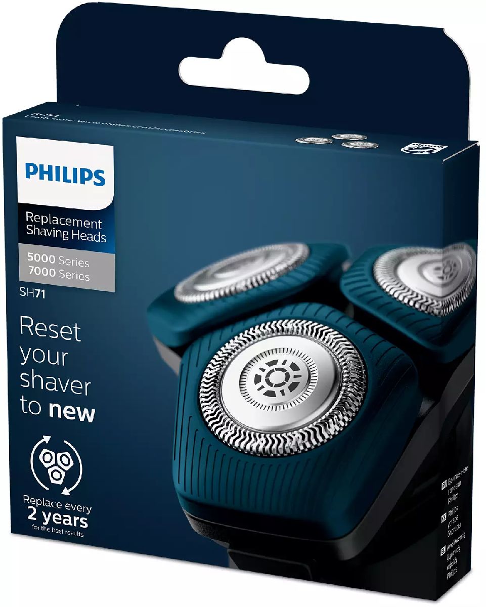 SH71 50 Бритвенные головки Philips 3шт (Shaver series 7000, 5000), оригинал (8710103944119)Купить