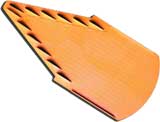BORNER Дополнительная вставка 7,0 мм к комплекту модели TREND арт.3000056 цвет оранжевый