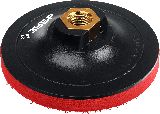 Опорная тарелка ЗУБР Профессионал пластиковая для УШМ под АГШК, мягкая полиуретановая прокладка d 100 мм, М14 (35782-100)