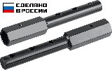 ЗУБР УД-3, НЕХ 32-круг 30 мм, 2 шт., удлинитель () (707107-3)