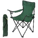 Кресло раскладное Ecos DW-2009H с подлокотниками (993100) зеленое