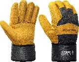 KRAFTOOL COMBI от мех. воздействий, с доп. накладкой на ладони, XL, комбинированные, спилковые перчатки (11310-XL) (11310-XL)