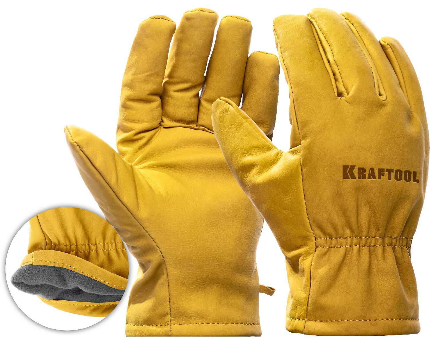 KRAFTOOL EXTREM от мех. воздействий, XL, кожаные перчатки (1136-XL) (1136-XL)Купить