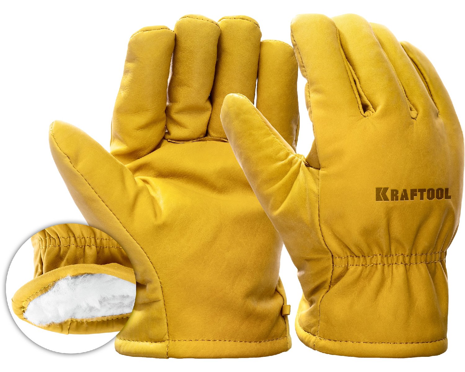 KRAFTOOL EXTREM WINTER от мех. воздействий, XL, утепленные, кожаные перчатки (1137-XL) (1137-XL)Купить