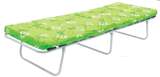 Раскладушка Сиеста М1000 КР-02ЛМ1000 (ортопедическая раскладная кровать на ламелях с матрасом)