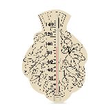 Термометр для сауны Стеклоприбор ТС исп.6 Веник (дерево)