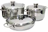 Набор посуды Амет Классика Прима 1с1001 (6 предметов, нерж.сталь, дно ТРС-3)