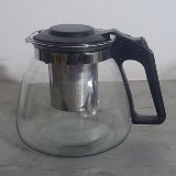 Чайник заварочный CLASSICA, объем 1100 мл, из жаропр стекла с фильтром из нерж стали (910131)