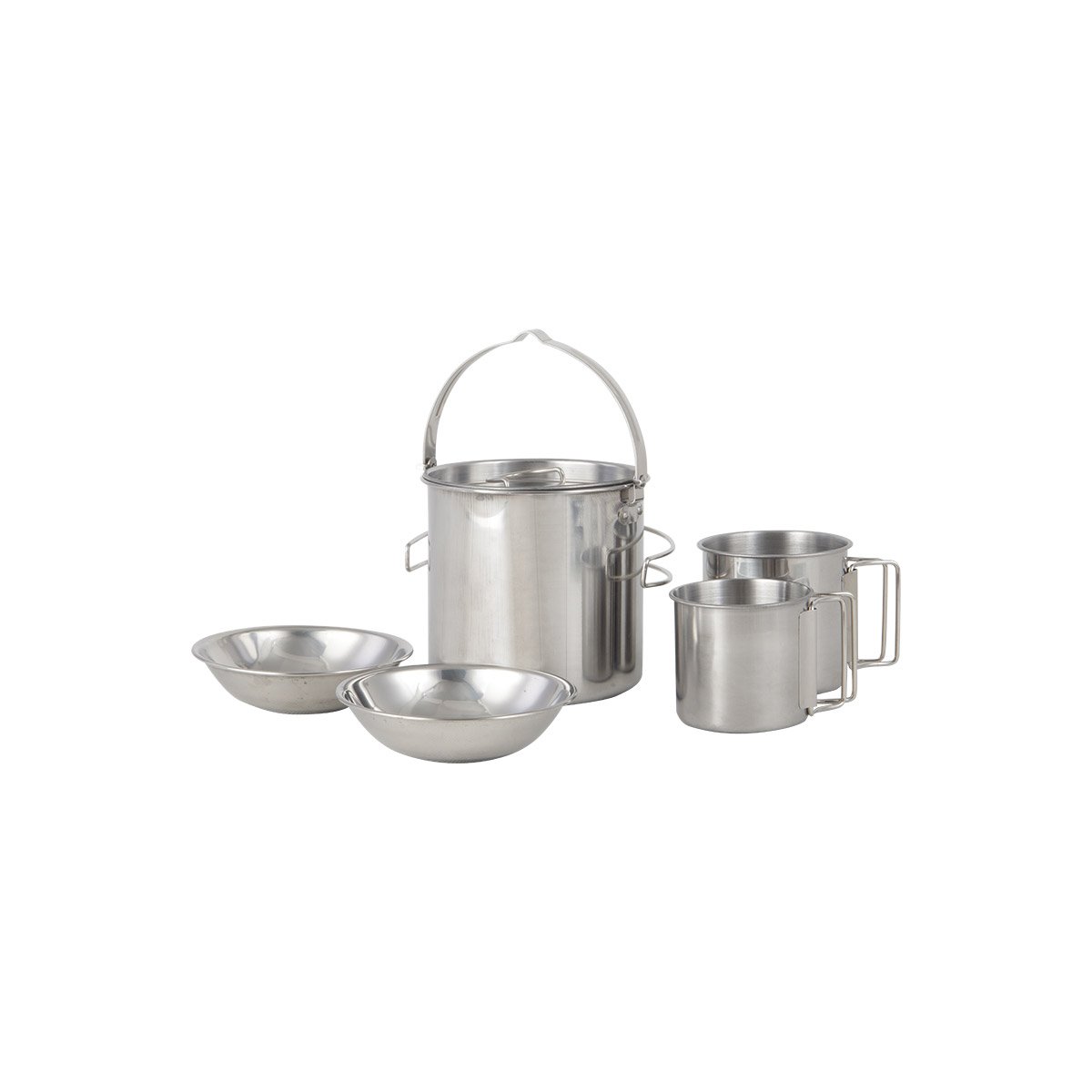 Набор посуды походный Camp-S13 из нержавеющей стали (5 предметов) (106942)Купить