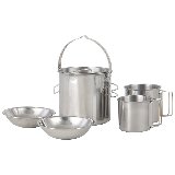 Набор посуды походный Camp-S13 из нержавеющей стали (5 предметов) (106942)