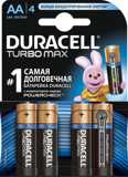 Батарейка Duracell Turbo Max (AA) LR6-BL4 1.5V (4 шт. в уп.)