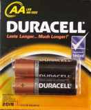 Батарейка Duracell (AA) LR6-BL12 1.5V (2 шт. в уп.) отрывной
