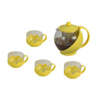 Чайный набор Irit KTZ-075-004 (заварочный чайник 750мл и 4 чашки)Купить