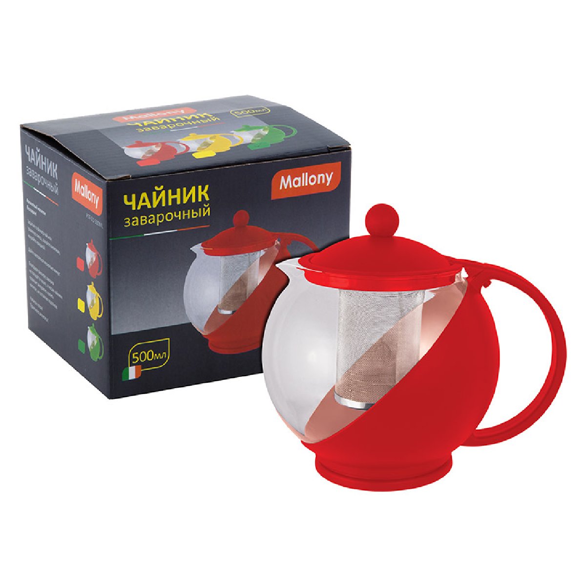 Чайник заварочный Mallony PTP-01-500ML 0.5л (910101)Купить