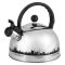 Чайник со свистком Mallony MAL-CITY-01, 3.0л, нержавеющая сталь (капсульное 3-х слойное дно, рисунок на чайнике меняет цвет при нагревании) (985609)
