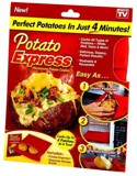 Мешочек для запекания Potato Express для приготовления картофеля в микроволновке за 4 минуты