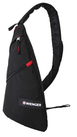 Рюкзак Wenger Sling Bag 7 л, черный, с одним плечевым ремнем (18302130)