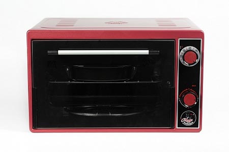 Духовка электрическая Чудо пекарь ЭДБ-0122 1500ВТ, 39л, 3 режима работы, краснаяКупить