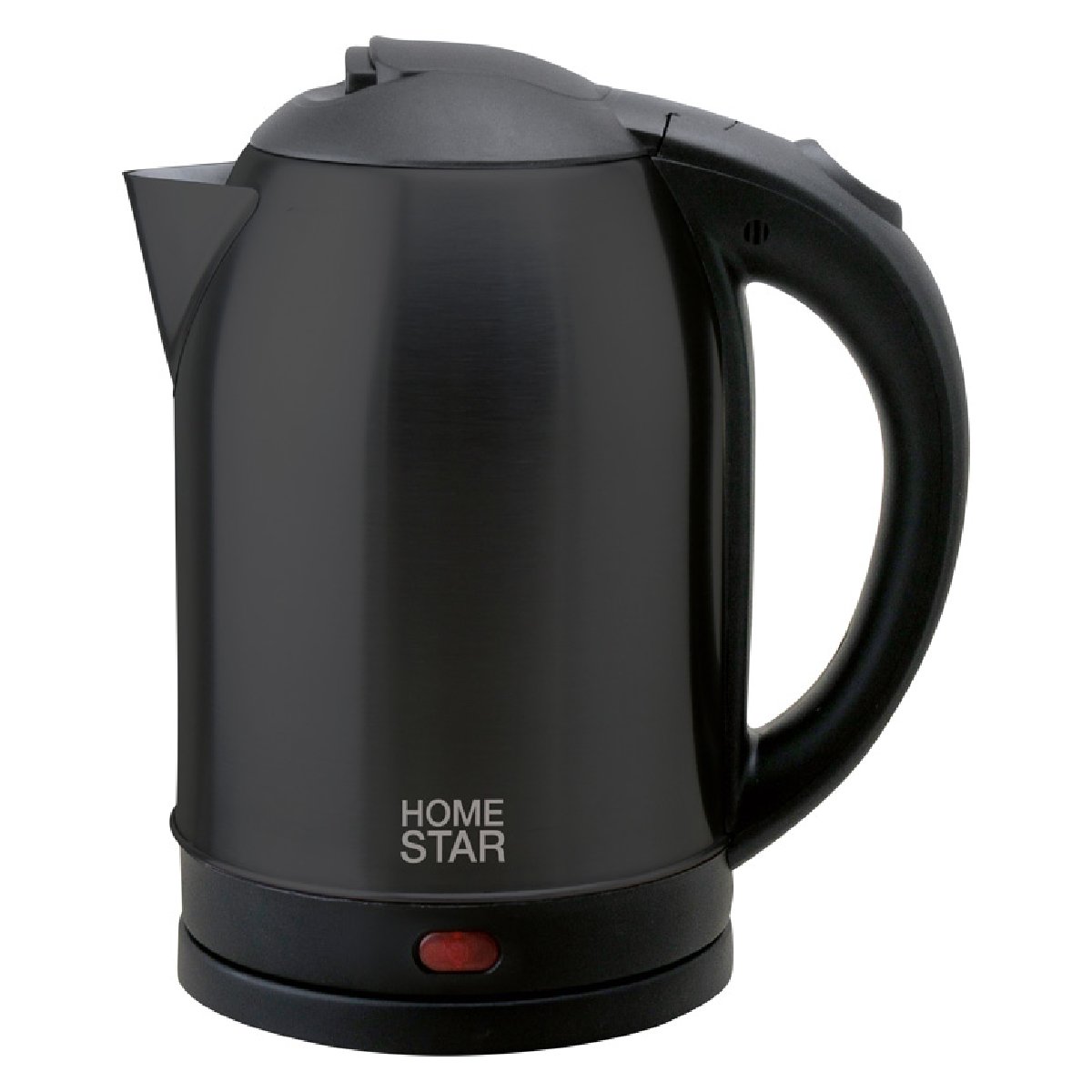 Homestar HS-1009 чайник электрический дисковый, 1.8л, 1500Вт, нержавеющая сталь, черный (002995)Купить