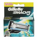 Gillette Mach3 сменные кассеты, 2шт