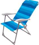 Кресло-шезлонг складное Ника К2 цвет-синий