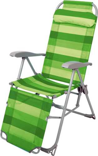 Кресло-шезлонг складное Ника К3 цвет-зеленыйКупить