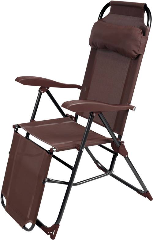 Кресло-шезлонг складное Ника К3 К цвет-коричневыйКупить