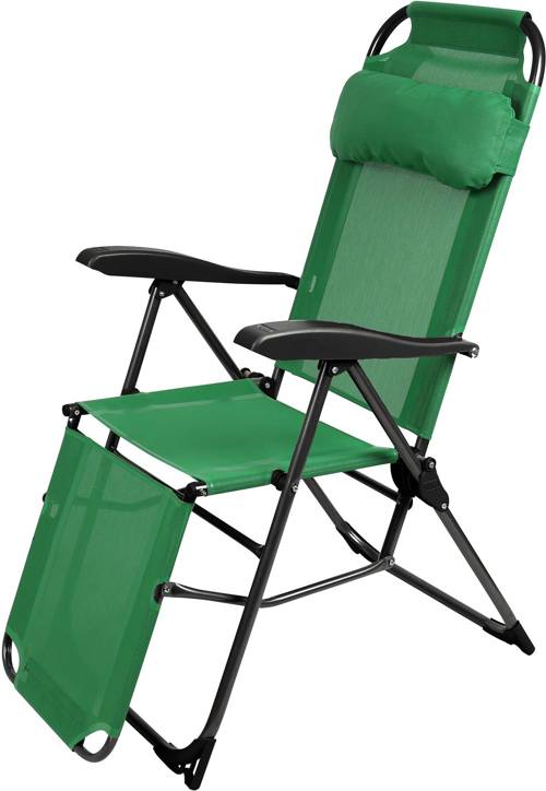 Кресло-шезлонг складное Ника К3 Т цвет-травянойКупить