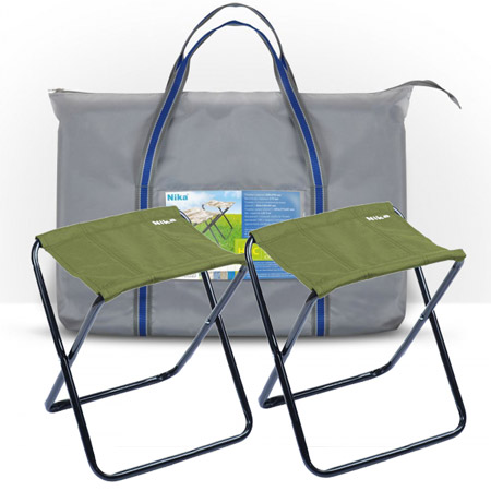 Набор Ника из 2-х походных складных стульев НПС (цвет-хаки) в сумкеКупить