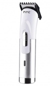 HTC АТ-518B машинка для стрижки волос аккумуляторная, серебристо-белая