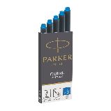 Parker Чернила (картридж) смывающиеся, синий, 5 шт в упаковке (1950383)