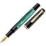 Pelikan Elegance Classic-Black and Green Marbled GT, перьевая ручка, M (994103)