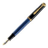 Pelikan Souveraen-Black and Blue GT, перьевая ручка, M (994947)