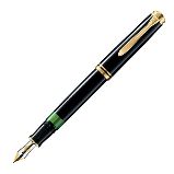 Pelikan Souveraen-Black GT, перьевая ручка, F (980128)