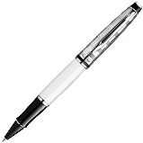 Waterman Expert-Deluxe White CT, ручка-роллер, F, BL (S0952420)