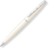 Cross ATX-Pearlescent White, шариковая ручка, M, BL (882-38)