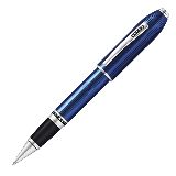 Cross Selectip Peerless-Translucent Quartz Blue Engraved Lacquer, ручка-роллер, M (AT0705-14)