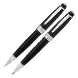 Набор подарочный Cross Bailey-Black Lacquer, шариковая ручка + механический карандаш (AT0451-7)