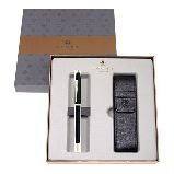 Набор подарочный Cross Century II-Classic Black, шариковая ручка + чехол на две ручки (2502WG 287)